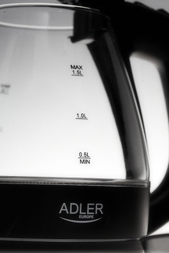 EAN 5908256832732 - Adler AD 1224 tetera eléctrica 1,5 L 2000 W Negro, Transparente imagen 3