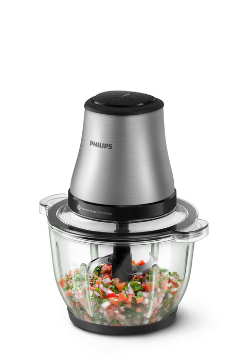 EAN 8720389066580 - Philips 3000 series HR1503/00 picadora eléctrica de alimentos 2 L 450 W Acero inoxidable imagen 2