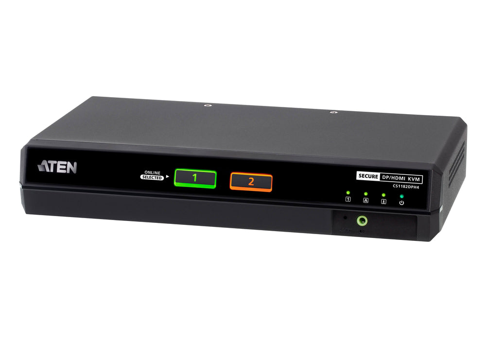 EAN 4710469349744 - ATEN CS1182DPH4-AT-G interruptor KVM Negro imagen 1