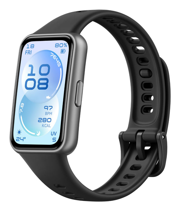 EAN 6942103182556 - Huawei 55020GVQ rastreador de actividad AMOLED Pulsera de actividad 4,11 cm (1.62") Negro imagen 1