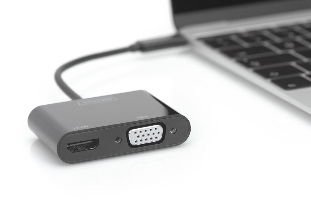 EAN 4016032451525 - Digitus DA-70858 Adaptador gráfico USB 4096 x 2160 Pixeles Negro imagen 5