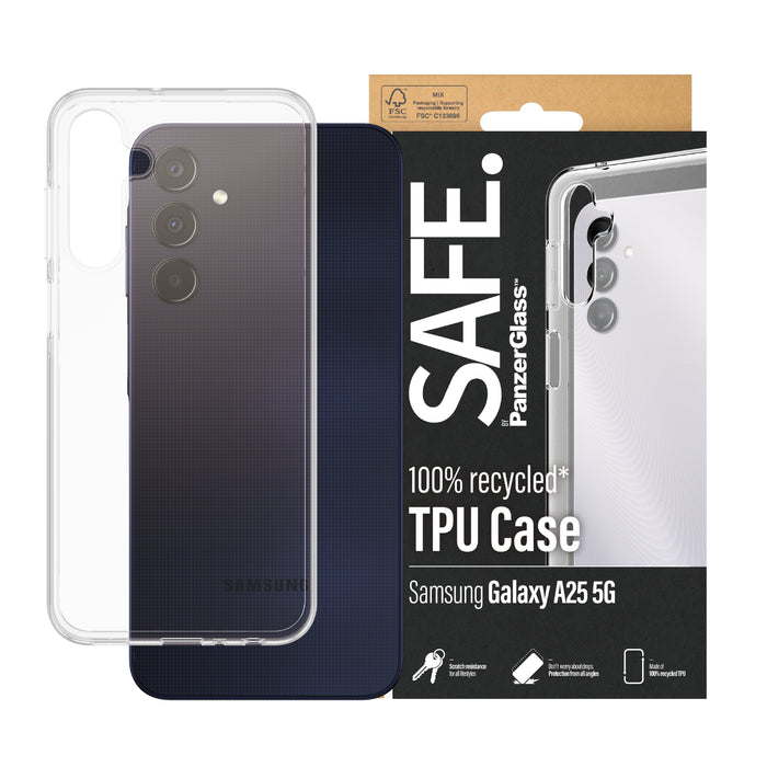EAN 5711724956836 - PanzerGlass SAFE. by ® TPU Case Samsung Galaxy A25 5G | Transparent funda para teléfono móvil Transparent imagen 2
