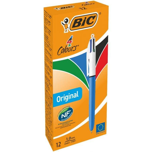 EAN 3086123233829 - BIC 982866 bolígrafo Negro, Azul, Verde, Rojo Bolígrafo de punta retráctil con pulsador Medio 12 pieza(s) imagen 2