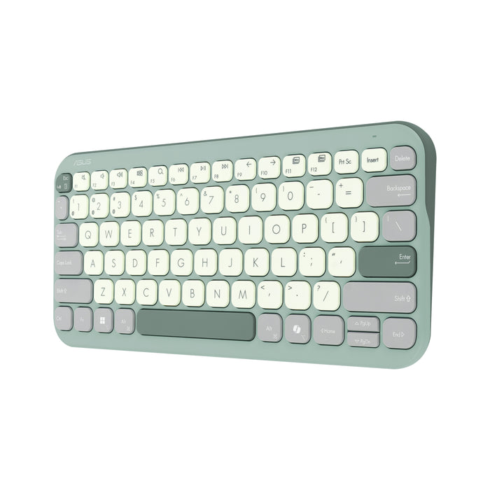 EAN 4711387166192 - ASUS KW100 KEYBOARD/GN/GE/81 teclado Hogar Bluetooth QWERTZ Alemán Verde, Verde claro imagen 5