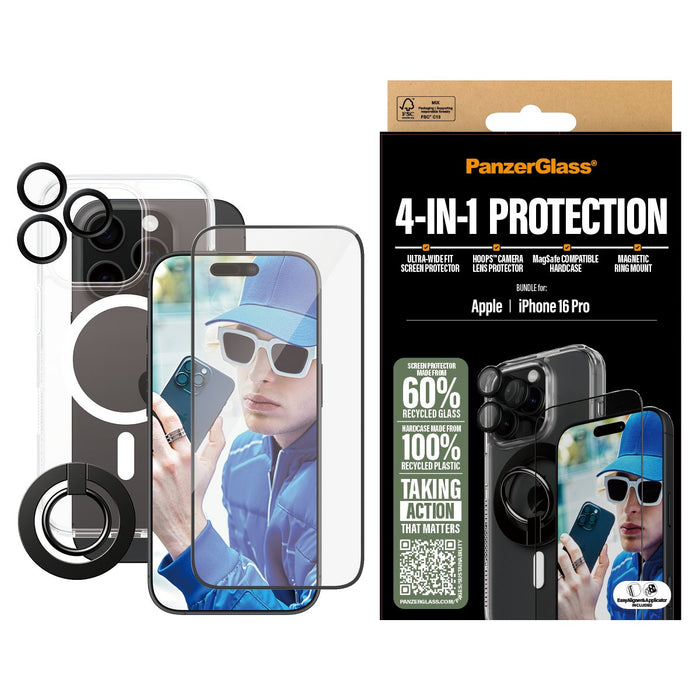 EAN 5715685003509 - PanzerGlass ® 4-in-1 Protection Bundle iPhone 16 Pro Protector de pantalla Apple 1 pieza(s) imagen 2
