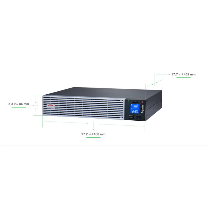 EAN 731304621881 - APC Easy UPS On-Line sistema de alimentación ininterrumpida (UPS) Doble conversión (en línea) 1 kVA 900 W  imagen 5
