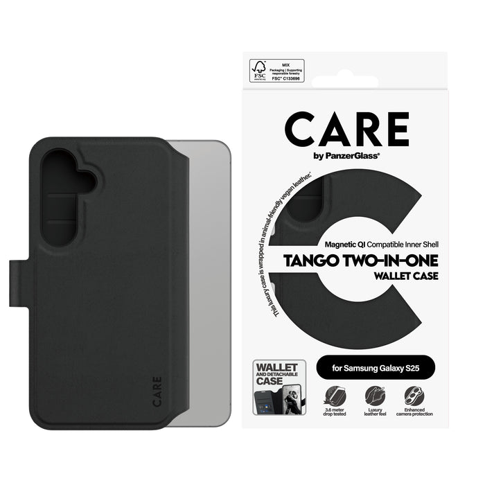 EAN 5715685016844 - PanzerGlass CARE™ by ® Tango 2-in-1 Wallet Case w. Qi Compatible Samsung Galaxy S25 funda para teléfono m imagen 3