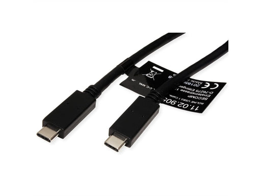 EAN 7630049629141 - ROLINE 11.02.9056 cable USB USB 3.2 Gen 2 (3.1 Gen 2) 0,5 m USB C 10 Gbit/s 100 W Negro imagen 2