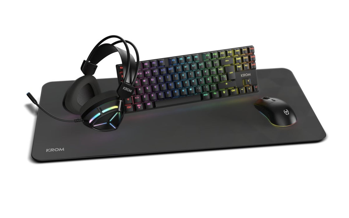 EAN 8436587976537 - Krom Klass teclado Ratón incluido Juego USB QWERTY Inglés imagen 1