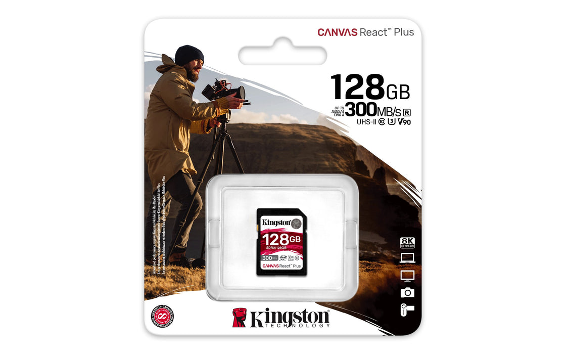 EAN 0740617301960 - Kingston Technology Canvas React Plus SD Clase 10 imagen 3