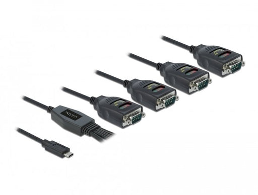 EAN 4043619904952 - DeLOCK 90495 cable de serie Negro 0,63 m USB Tipo C imagen 1