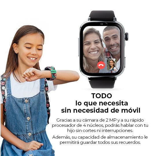 EAN 8436628090017 - SaveFamily SaveWatch Plus 2 4,7 cm (1.85") AMOLED Digital 410 x 502 Pixeles Pantalla táctil 4G Plata Wifi imagen 4