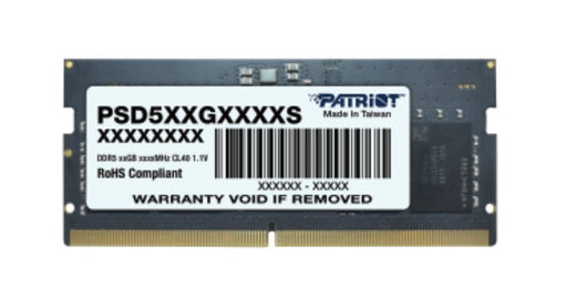 EAN 4711378424980 - Patriot Memory Signature Line PSD532G56002S módulo de memoria 32 GB 1 x 32 GB DDR5 262-pin SO-DIMM imagen 1