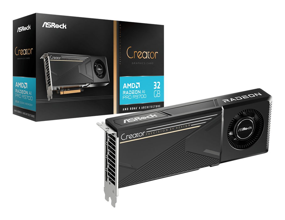 EAN 4711140876689 - Asrock Radeon AI PRO R9700 Creator AMD 32 GB GDDR6 imagen 6