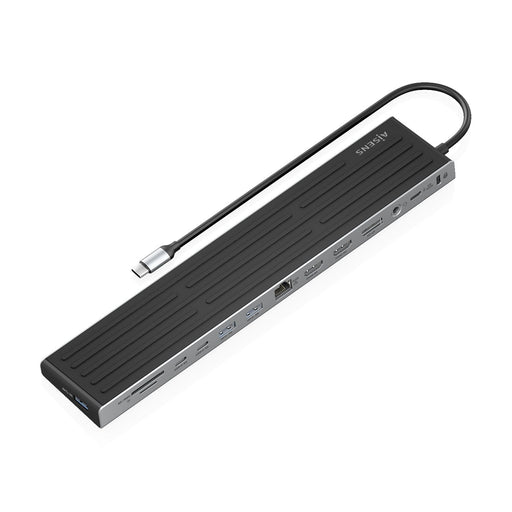 EAN 8435739904046 - AISENS ASUC-13P042-GR base para portátil y replicador de puertos Alámbrico USB 3.2 Gen 1 (3.1 Gen 1) Type imagen 2