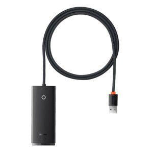 EAN 6932172606220 - Baseus WKQX030201 hub de interfaz USB 3.2 Gen 1 (3.1 Gen 1) Type-A Negro imagen 1