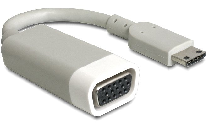 EAN 4043619654710 - DeLOCK 65471 adaptador de cable de vídeo 0,015 m mini HDMI VGA Blanco imagen 1