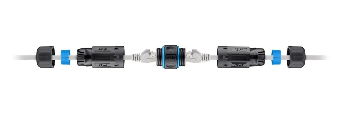 EAN 4040849595820 - Goobay 59582 cambiador de género para cable RJ-45 Negro imagen 1