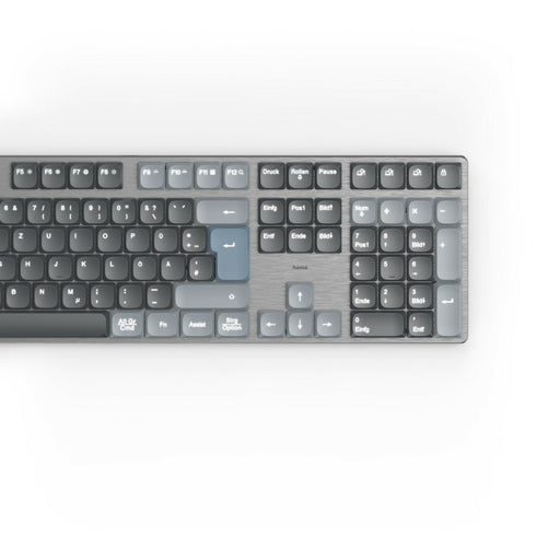 EAN 4047443520524 - Hama WK-800 teclado Hogar / Oficina Bluetooth QWERTZ Alemán Antracita, Negro, Azul imagen 1