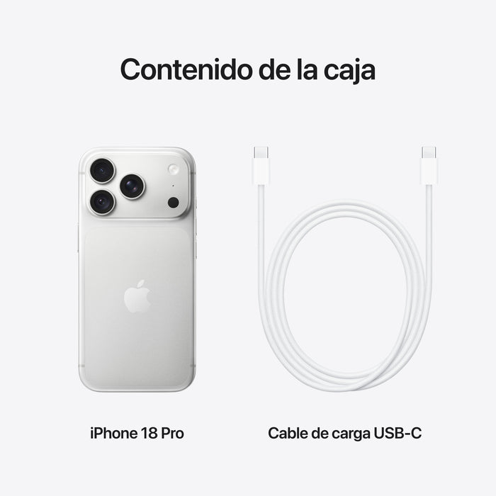 EAN 0195951416038 - Apple iPhone 18 Pro 16 cm (6.3") SIM doble iOS 27 5G USB Tipo C 4056 mAh imagen 9