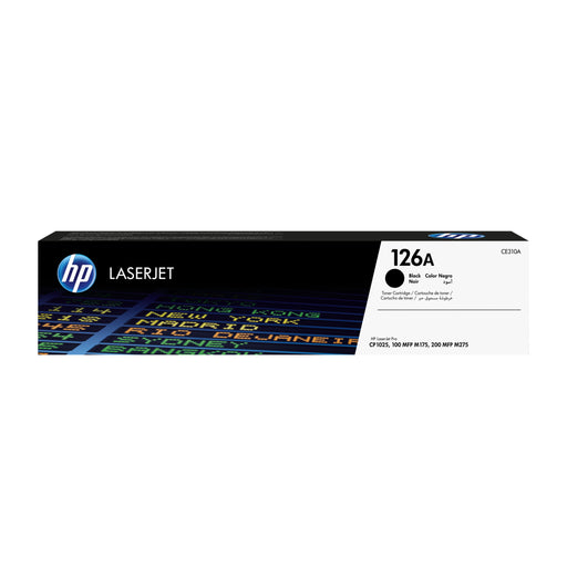 EAN 0884962161128 - HP 126A Black Original LaserJet Toner Cartridge cartucho de tóner 1 pieza(s) imagen 1
