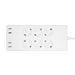 EAN 4052792066784 - LogiLink SH0105 regleta inteligente 6 salidas AC Tipo F 1,8 m 4 2400 W Blanco imagen 3