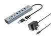 EAN 4015867238295 - Conceptronic HUBBIES20GP hub de interfaz USB 3.2 Gen 1 (3.1 Gen 1) Type-C 5000 Mbit/s Gris imagen 1