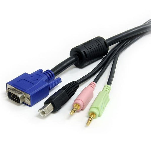 EAN 0065030824620 - StarTech.com USBVGA4N1A6 cable para video, teclado y ratón (kvm) Negro imagen 2