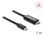 EAN 4043619817030 - DeLOCK 81703 adaptador de cable de vídeo 1 m USB Tipo C HDMI Negro imagen 2