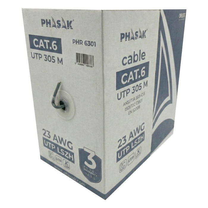 EAN 5605922028658 - Phasak PHR 6301 cable de red Gris Cat6 U/UTP (UTP) imagen 3
