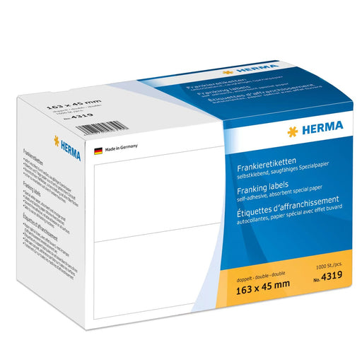EAN 4008705043199 - HERMA 4319 etiqueta autoadhesiva Rectángulo Blanco 1000 pieza(s) imagen 1