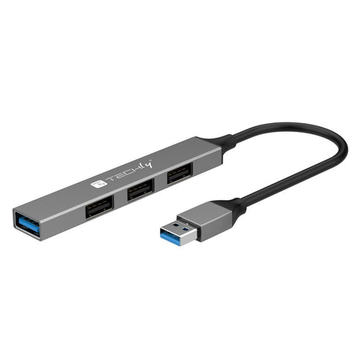 EAN 8058956620720 - Techly IUSB32-HUB4A-3U2SLS base para portátil y replicador de puertos Alámbrico USB 3.2 Gen 1 (3.1 Gen 1) imagen 1