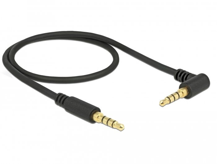 EAN 4043619856077 - DeLOCK 85607 cable de audio 0,5 m 3,5mm Negro imagen 2
