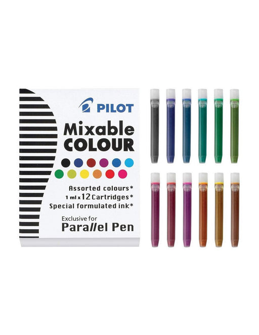 EAN 4902505191787 - Pilot Parallel Pen Negro, Azul, Marrón, Verde, Verde claro, Marina, Naranja, Rosa, Púrpura, Rojo, Turques imagen 1