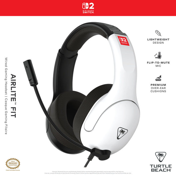 EAN 840454402179 - Turtle Beach Airlite Fit Alámbrico Diadema Juego Negro, Blanco imagen 9