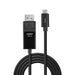 EAN 4002888433419 - Lindy 43341 adaptador de cable de vídeo 1 m USB Tipo C DisplayPort Negro imagen 2