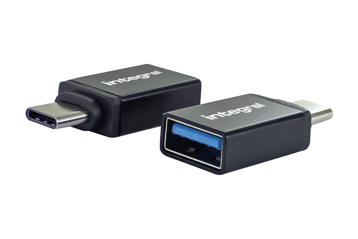 Cable Gender Changer Usb Type-A Usb Type-C Black — InpexOpcion