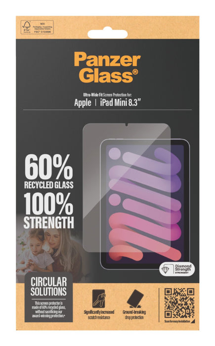 EAN 5715685000331 - PanzerGlass ® Screen Protector iPad Mini 8.3'' (2021, 2024) | Ultra-Wide Fit Protector de pantalla Apple  imagen 3