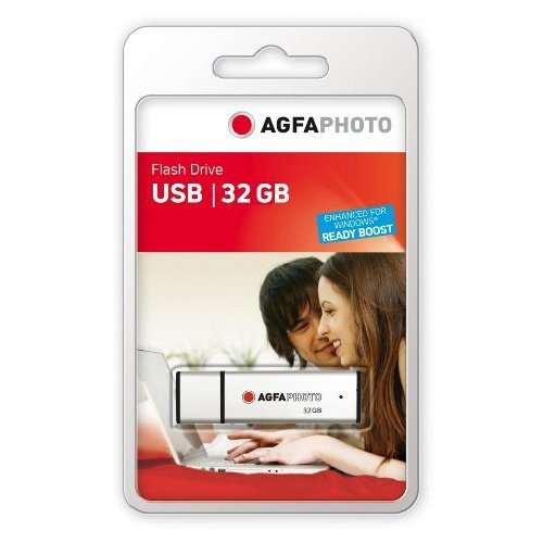 EAN 4250255101373 - AgfaPhoto USB Flash Drive 2.0, 32GB unidad flash USB USB tipo A Plata imagen 1