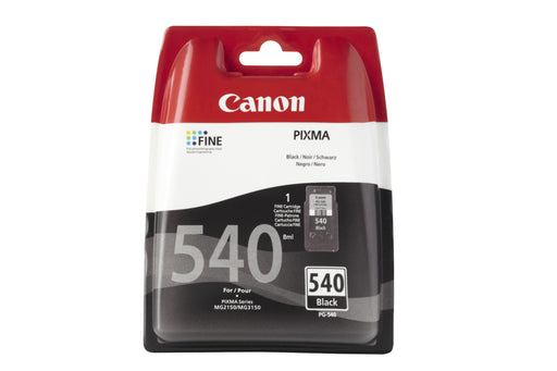 EAN 8714574572529 - Canon PG-540 w/sec cartucho de tinta 1 pieza(s) Original Rendimiento estándar Negro imagen 1