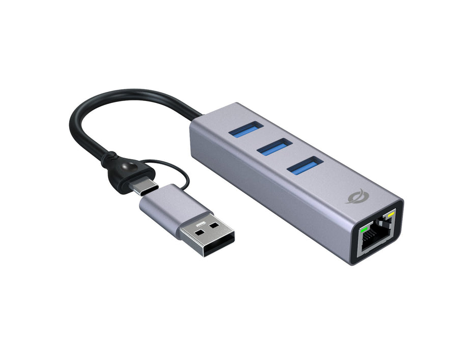 EAN 4015867243695 - Conceptronic ABBY25G base para portátil y replicador de puertos Alámbrico USB 3.2 Gen 1 (3.1 Gen 1) Type- imagen 2