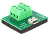 EAN 4043619655175 - DeLOCK 65517 cambiador de género para cable Micro USB 6p Negro, Verde imagen 1