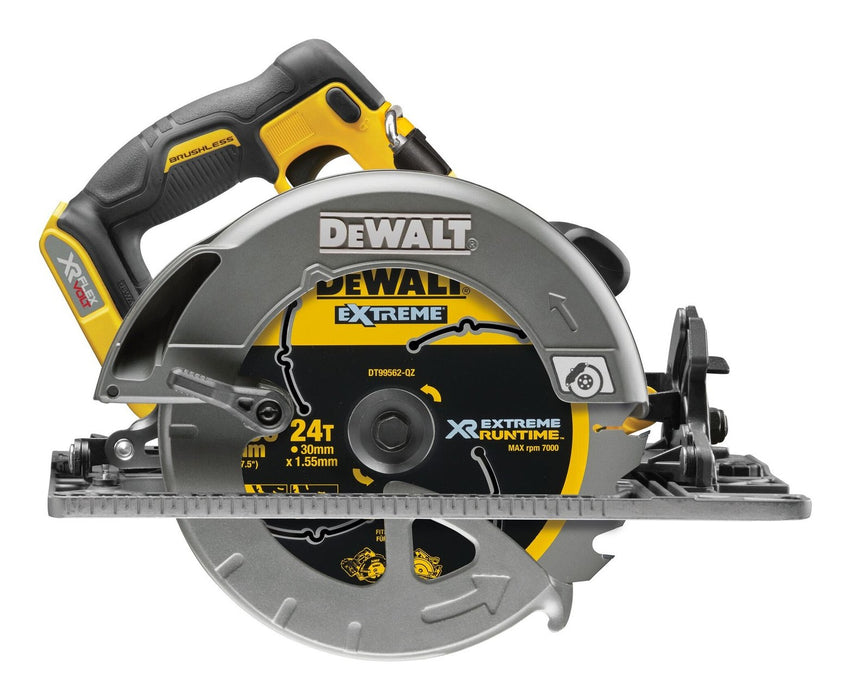 EAN 5035048736388 - DeWALT DCS579NT-XJ sierra circular portátil 19 cm Negro, Gris, Amarillo 5800 RPM imagen 2