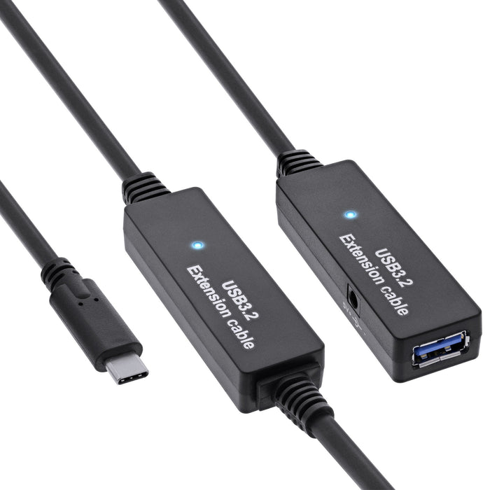 EAN 4043718315086 - InLine 35655D cable USB USB 3.2 Gen 1 (3.1 Gen 1) 10 m USB C USB A 5 Gbit/s Negro imagen 1