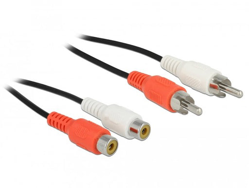 EAN 4043619858071 - DeLOCK 85807 cable de audio 5 m 2 x RCA Negro, Rojo, Blanco imagen 2