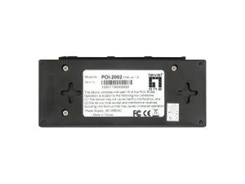 EAN 0846359002339 - LevelOne POI-2002 adaptador e inyector de PoE Ethernet rápido 52 V imagen 5