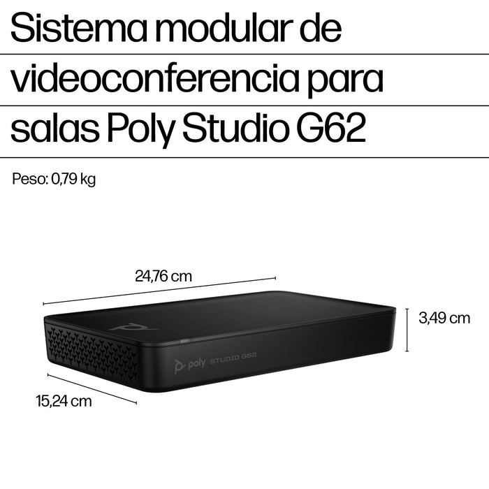 EAN 0197961146721 - HP Poly Studio G62 Video Conferencing System sistema de video conferencia 10 personas(s) Ethernet Sistema imagen 4
