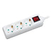 EAN 4052792003444 - LogiLink LPS206 base múltiple 1,4 m 3 salidas AC Blanco imagen 1