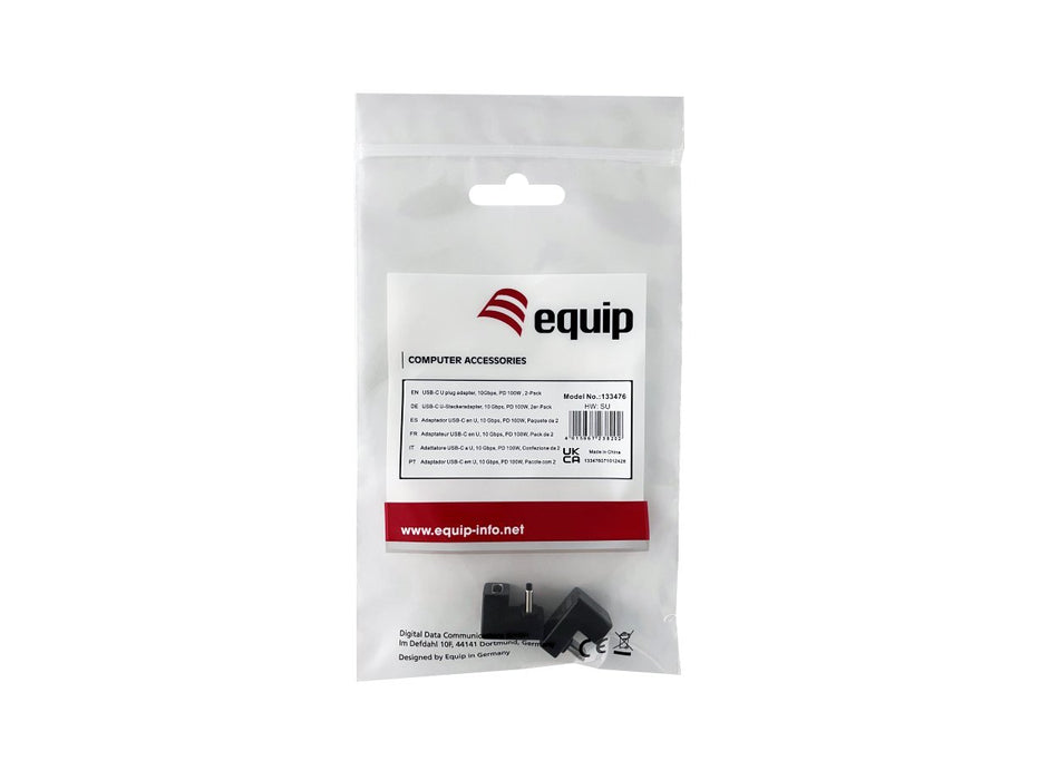 EAN 4015867238202 - Equip 133476 cambiador de género para cable USB C Negro imagen 3
