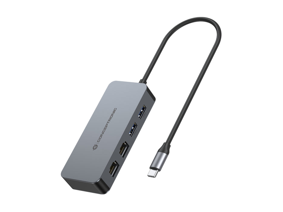 EAN 4015867243701 - Conceptronic ABBY24G base para portátil y replicador de puertos Alámbrico USB 3.2 Gen 1 (3.1 Gen 1) Type- imagen 1